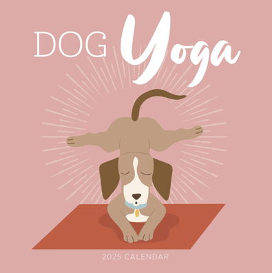 2025 Dog Yoga Calendar cover