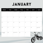 2025 Harley Davidson Calendar alternate 2