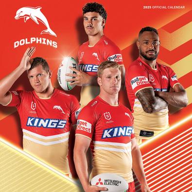 2025 NRL Dolphins Calendar cover