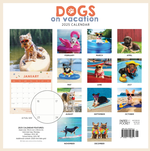 2025 Dogs on Vacation Calendar alternate 1