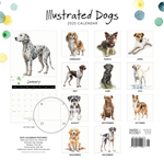 2025 Illustrated Dogs Calendar alternate 1