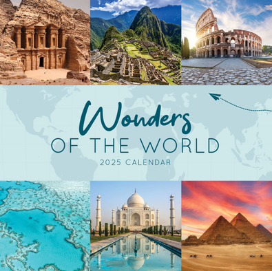 2025 Wonders of the World Calendar cover