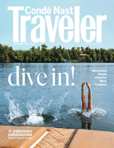 Conde Nast Traveler digital cover