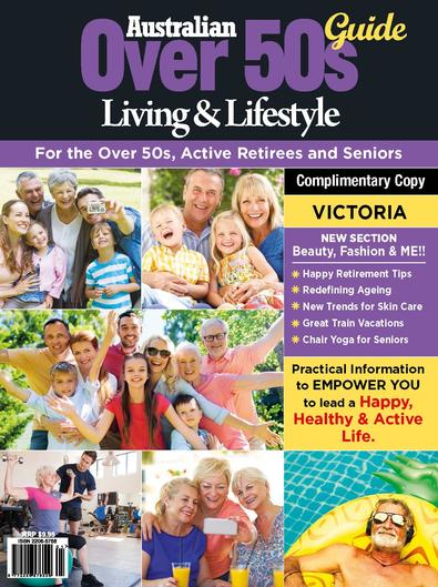 Australian Over 50s Living & Lifestyle Guide VIC magazine cover