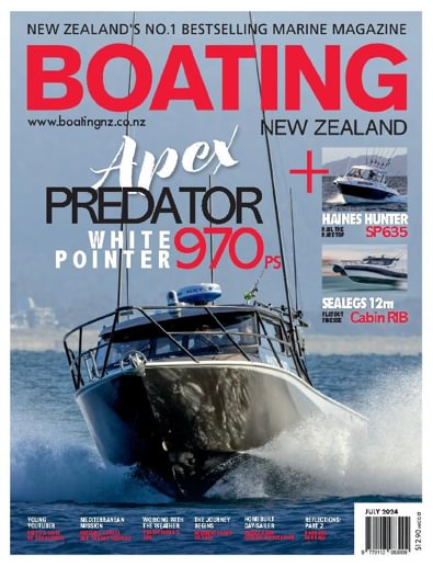 Boating NZ magazine cover