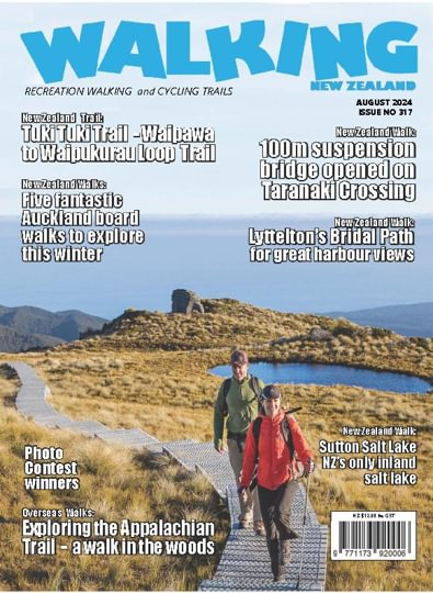 Walking New Zealand (NZ) magazine cover