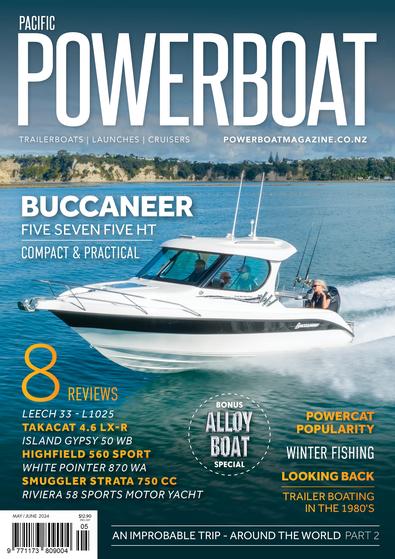 Pacific PowerBoat Magazine (NZ) cover