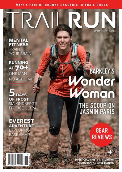 Trail Run Magazine cover