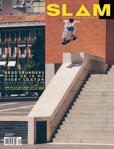 SLAM SKATEBOARDING magazine cover