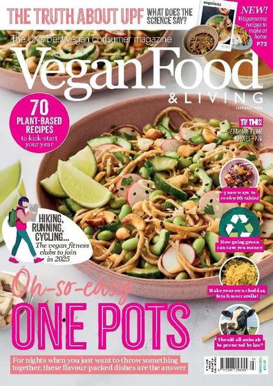 Vegan Food & Living (UK) magazine cover