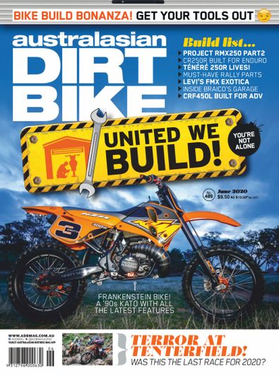 Australasian Dirt Bike magazine cover