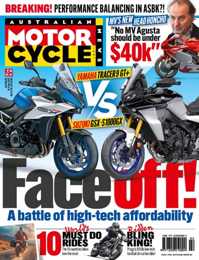 Australian Motorcycle News magazine cover