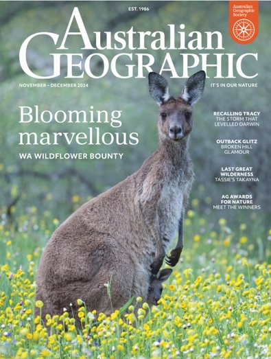 Australian Geographic magazine cover