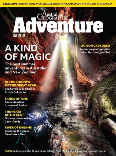 Australian Geographic Adventure magazine cover