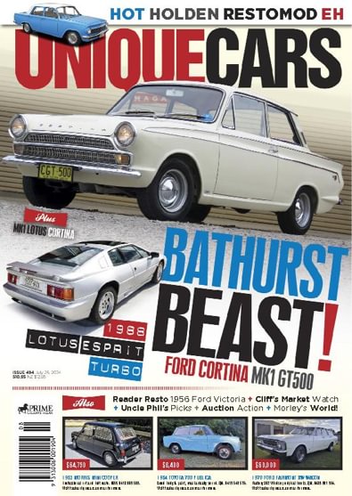 Unique Cars magazine cover