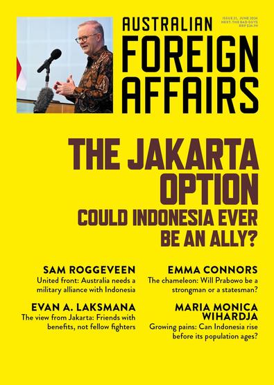 Australian Foreign Affairs magazine cover