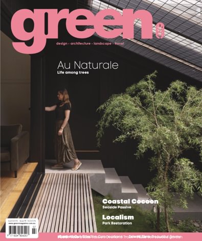 green magazine cover