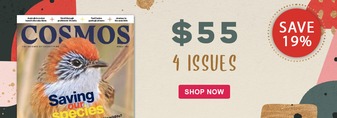 Cosmos Magazine, save 19%